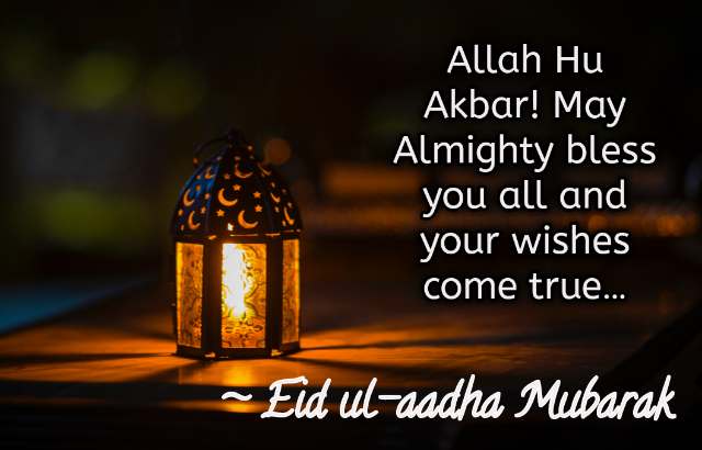 Happy Eid ul-Adha 2020 Mubarak