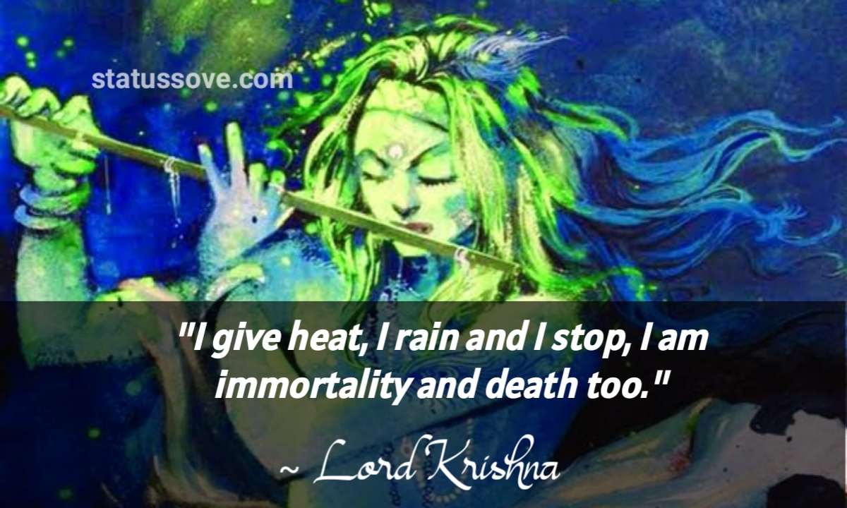 71 Best Krishna Quotes & Sayings Make Your Own Way - Statussove