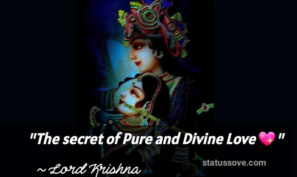 The secret of Pure and Divine Love