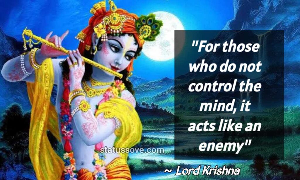 For those who do not control the mind, it acts like an enemy"